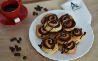 Mini kakaós csiga leveles 1 kg-os kiszerelés 1